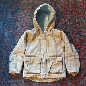 Carhartt Kids Tan Hooded Jacket